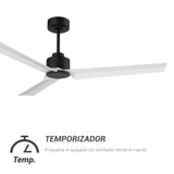 Ventilador de techo ANNE 127 negro