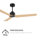 Ventilador de techo ANNE 127 negro