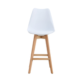 Taburete medio Rett White