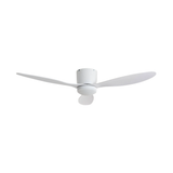 Ventilador de techo con luz Frau White