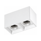 Aplique de techo doble Square White