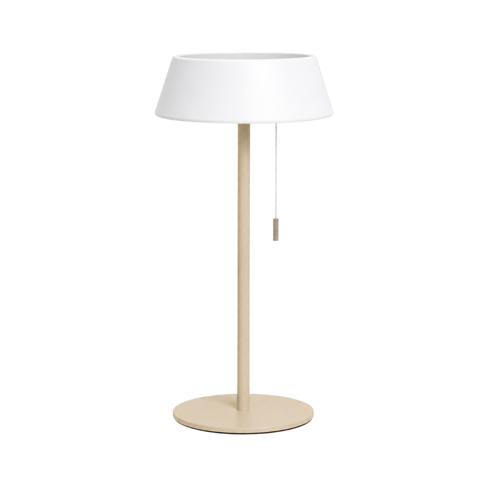 Lámpara de mesa solar Summer Beige
