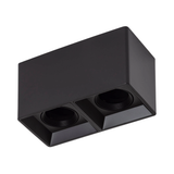 Aplique de techo doble Square Black