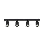 Aplique de techo 4 focos Brais Black