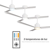 Ventilador de techo ANNE 127 con luz blanco