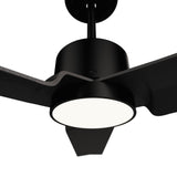 Ventilador de techo ANNE 127 con luz negro