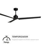 Ventilador de techo ANNE XL 160 marrón óxido