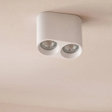Aplique de techo Twin White