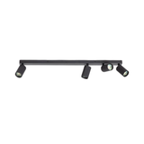 Aplique de techo 4 focos Brais Black