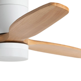 Ventilador de techo con luz Gaute White