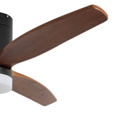 Ventilador de techo con luz Gaute Black
