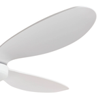Ventilador de techo con luz Frau White