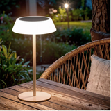 Lámpara de mesa solar Summer Beige