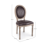 Silla Louis XV Chocolate