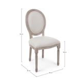Silla Louis XV Beige