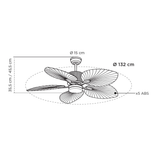 Ventilador de techo Balinesa