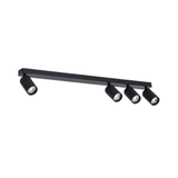 Aplique de techo 4 focos Brais Black