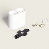 Aplique de techo Twin White
