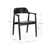 Silla Ingrid Black