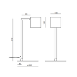 Lámpara de mesa Cubic