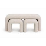Set de puffs Trois