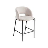 Taburete medio alto Kronos Beige