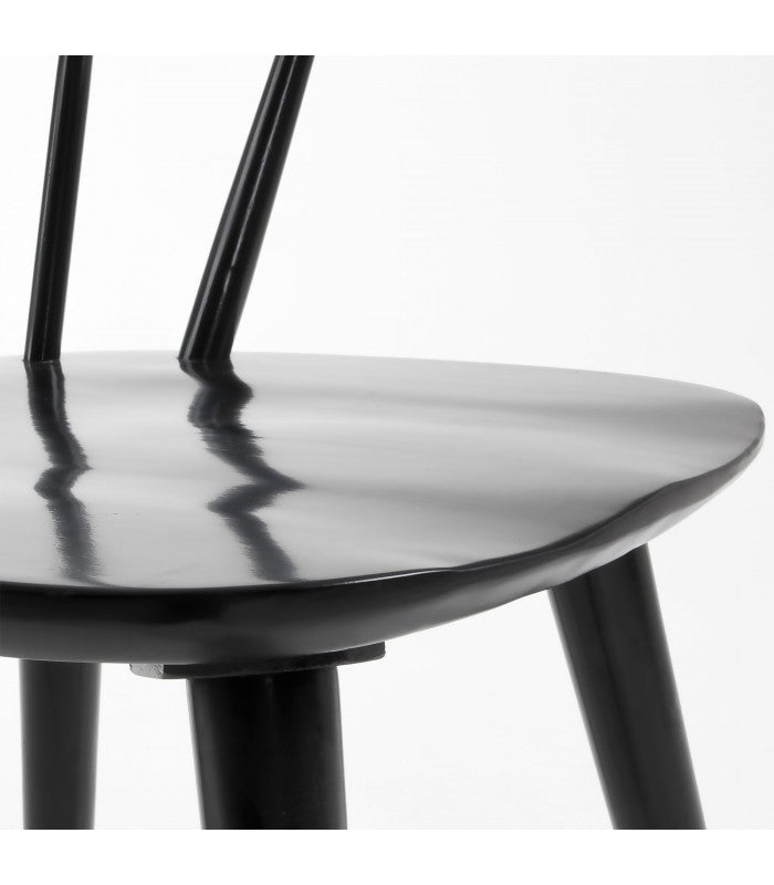 Silla madera Negra